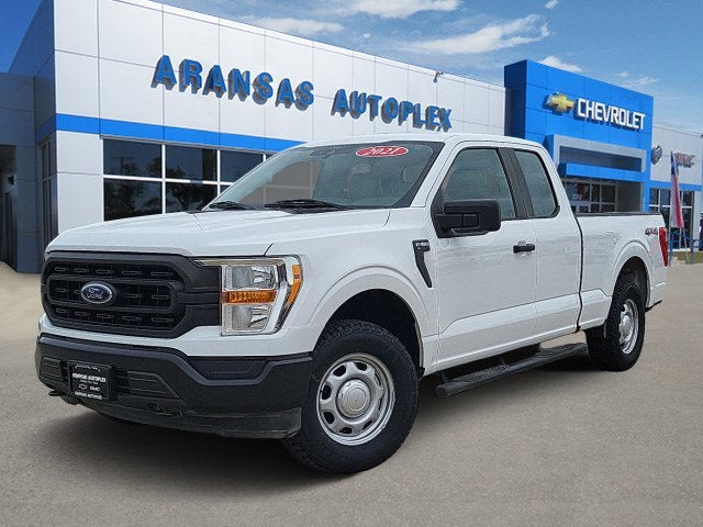 2021 Ford F-150 XL in White — front three-quarter view