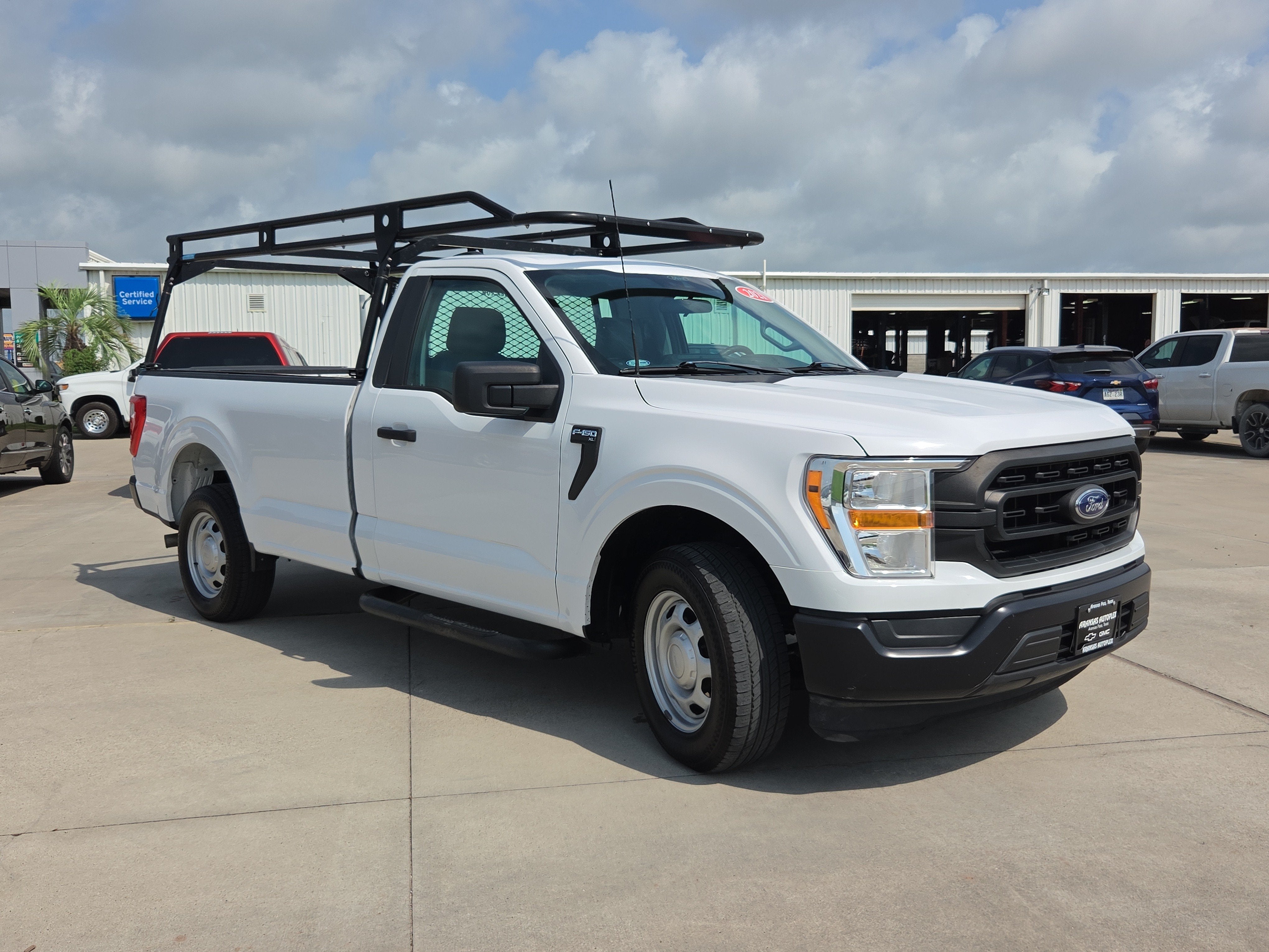 2021 Ford F-150 — rear three-quarter view