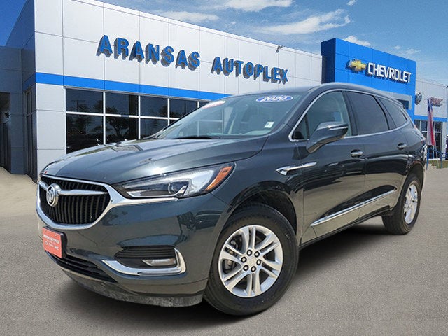 2020 Buick Enclave Essence in Dark Slate Metallic — front three-quarter view
